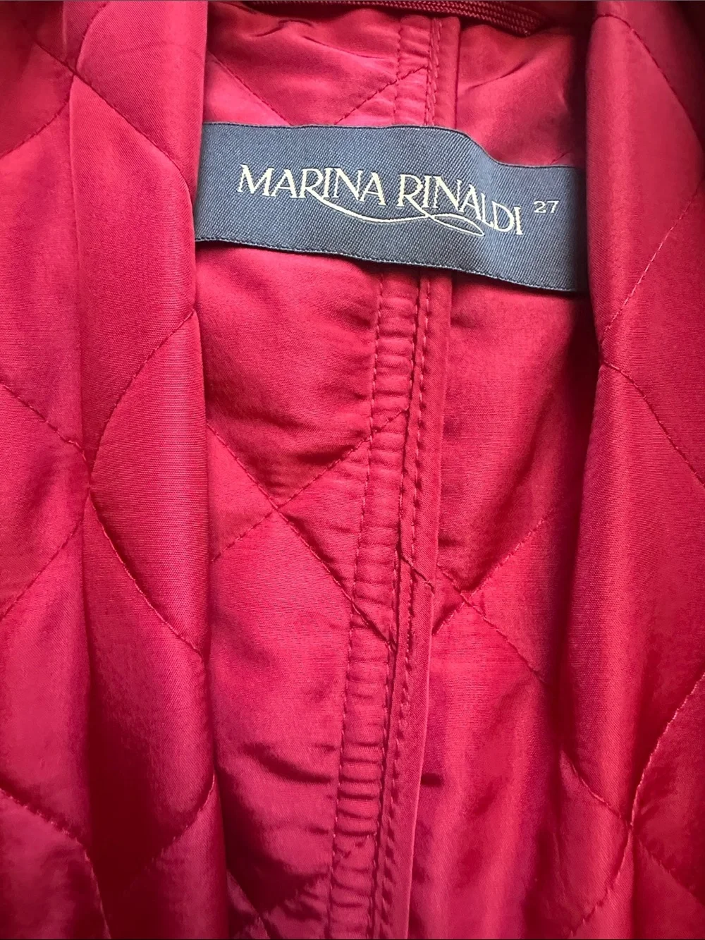 Marina Rinaldi coat with puffer